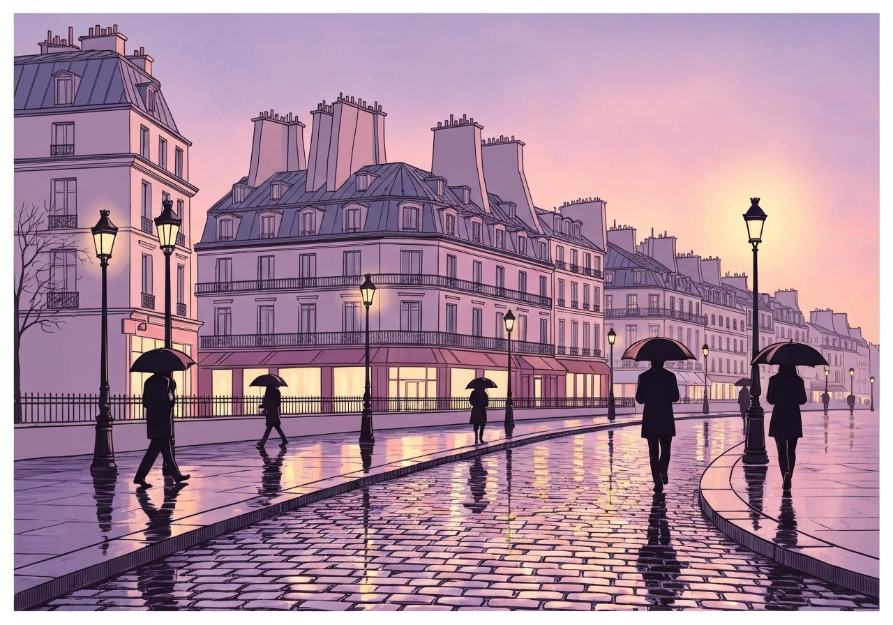 Reiseblogger Ruben ankommer Paris under kulturhelg