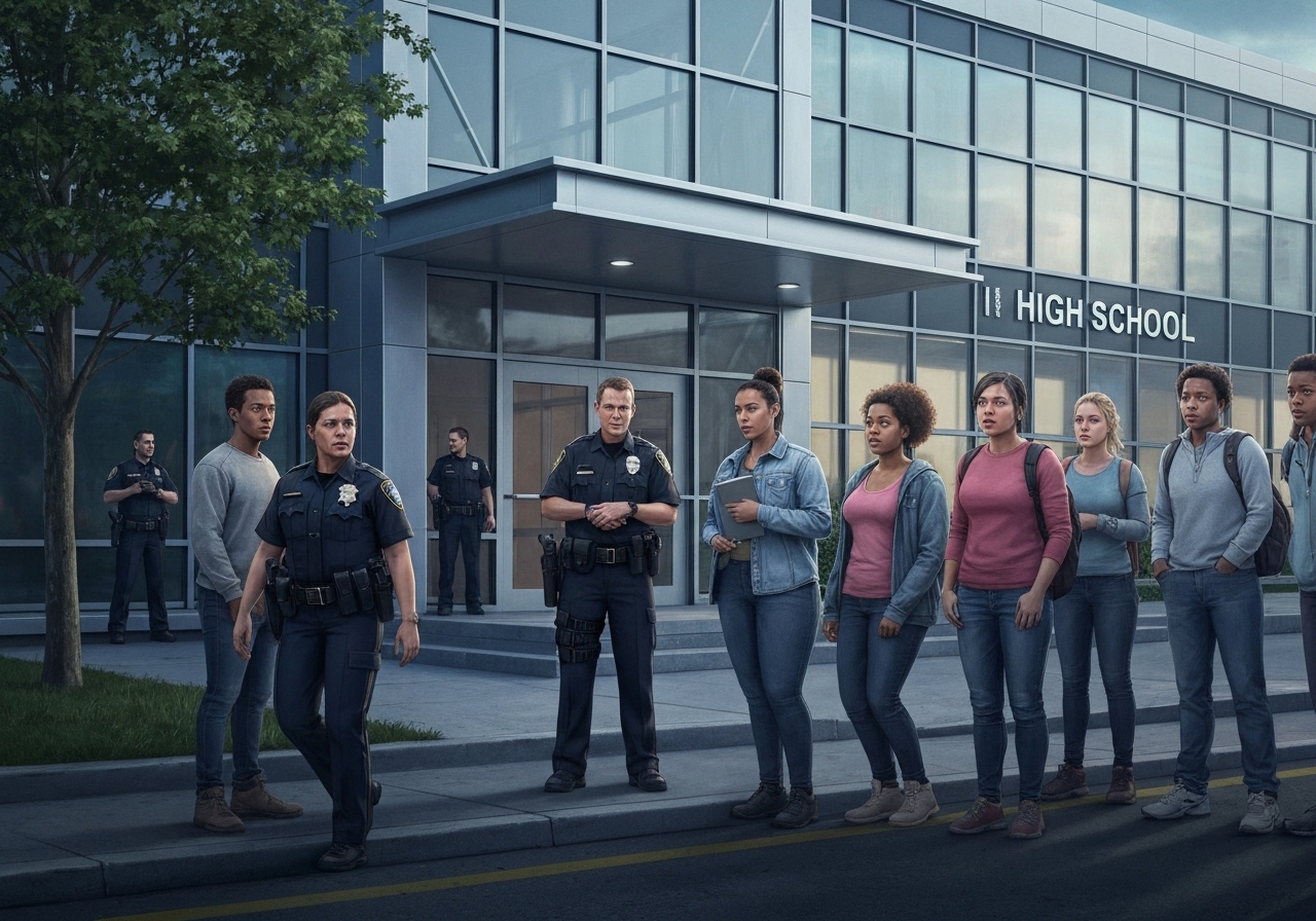 Elev slått med batong ved videregående skole i Oslo