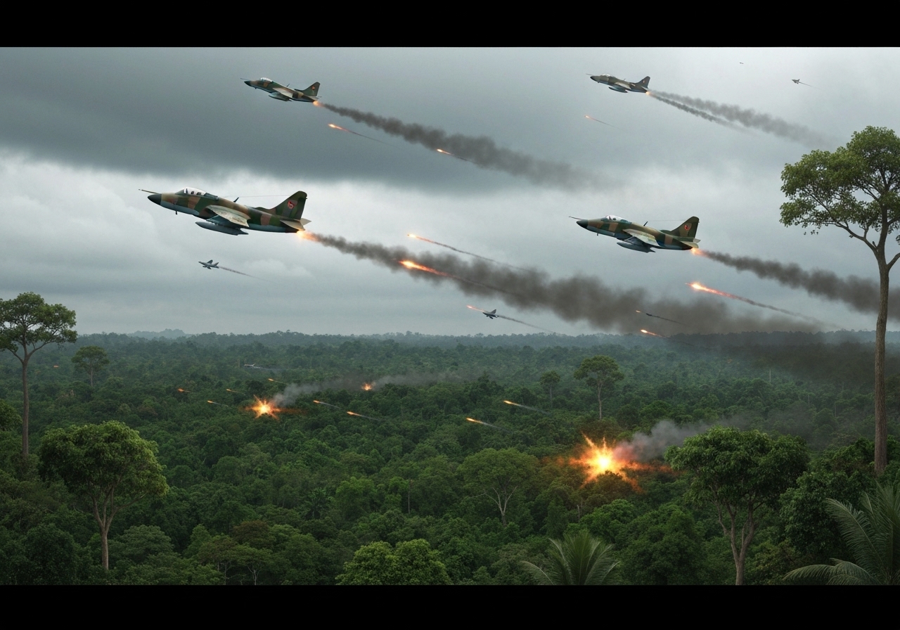 Thailand gjennomfører luftangrep langs omstridt grenseområde med Kambodsja