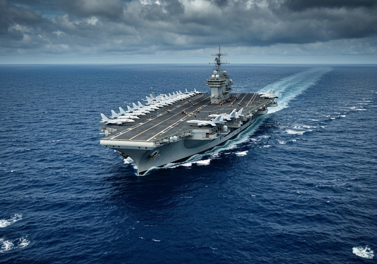 USA sender hangarskip til Midtøsten mens protester i Iran eskalerer