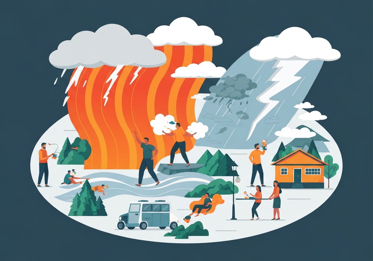 Klimaendringer øker katastrofer, men dødstallene synker