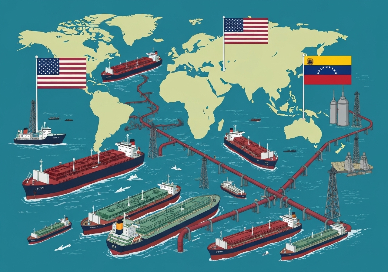 USA intensiverer kontrollen over Venezuelas oljeindustri etter Maduros avgang