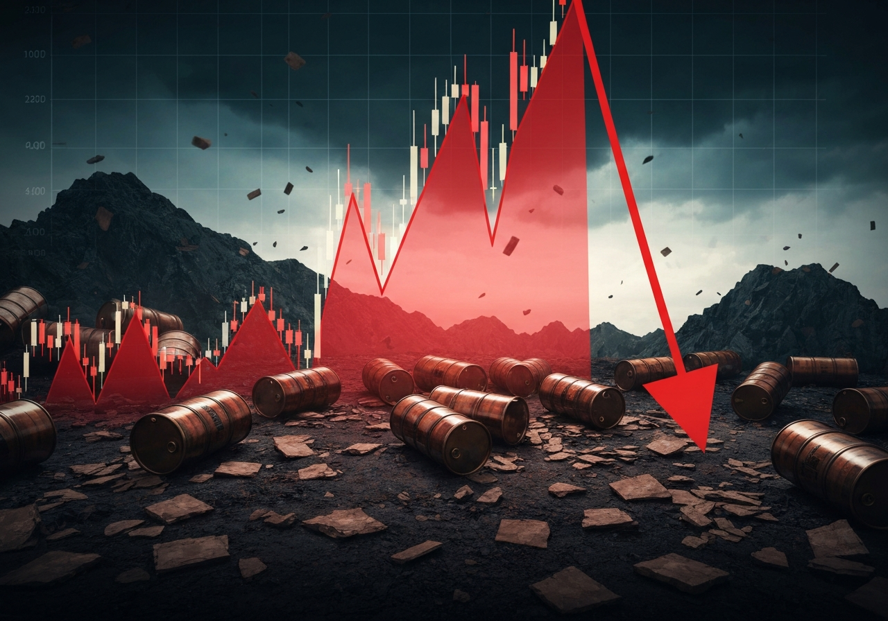 Asia-børser faller kraftig etter oljeprissjokk