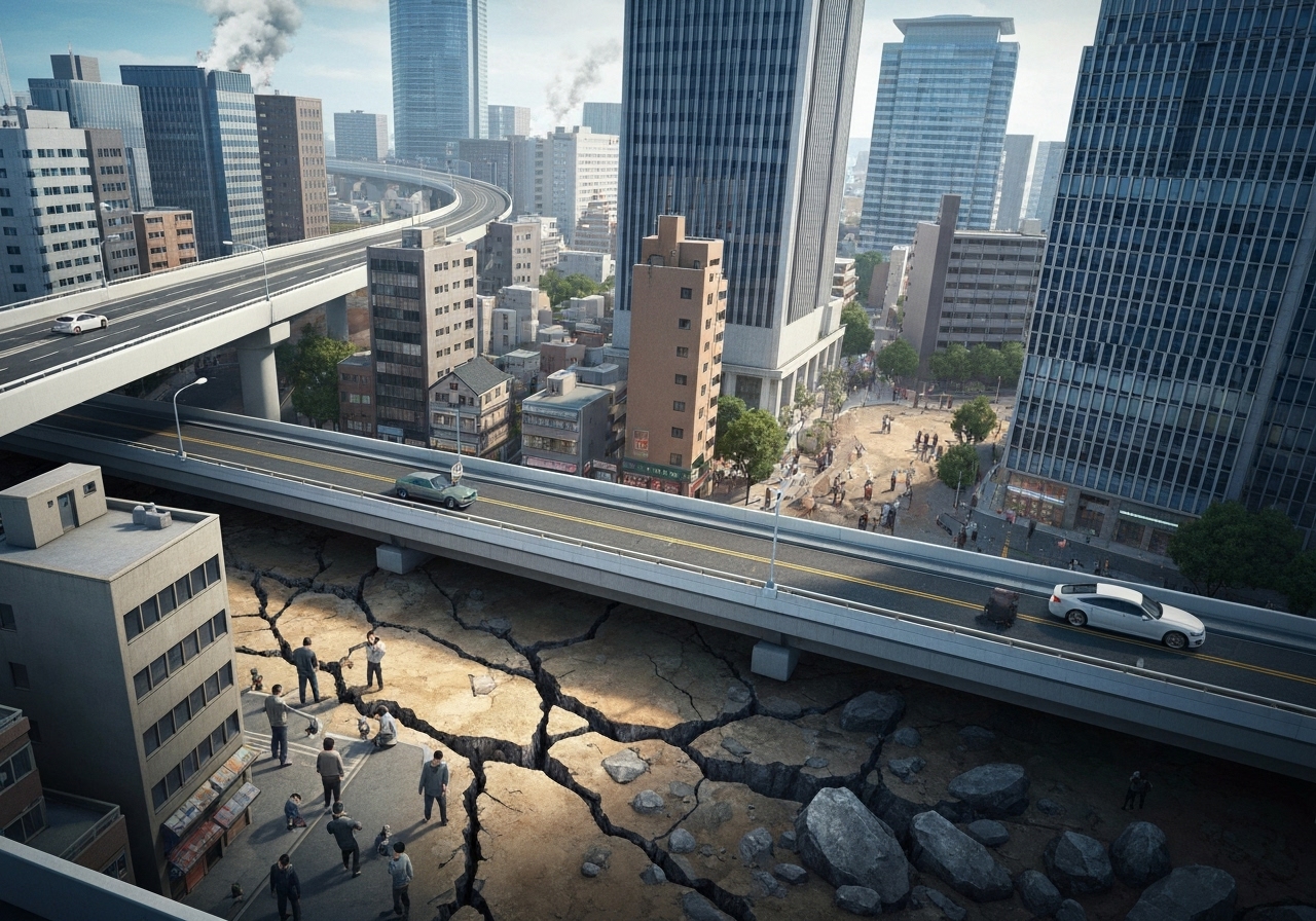 Kraftig jordskjelv rammer Shimane-prefekturet i Japan