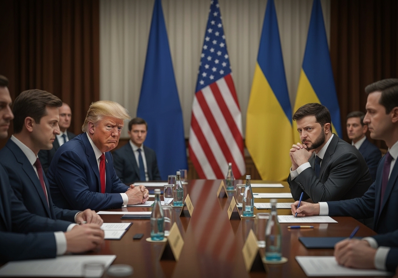 Trump oppfordrer Zelenskyj til å gi territorielle innrømmelser til Russland