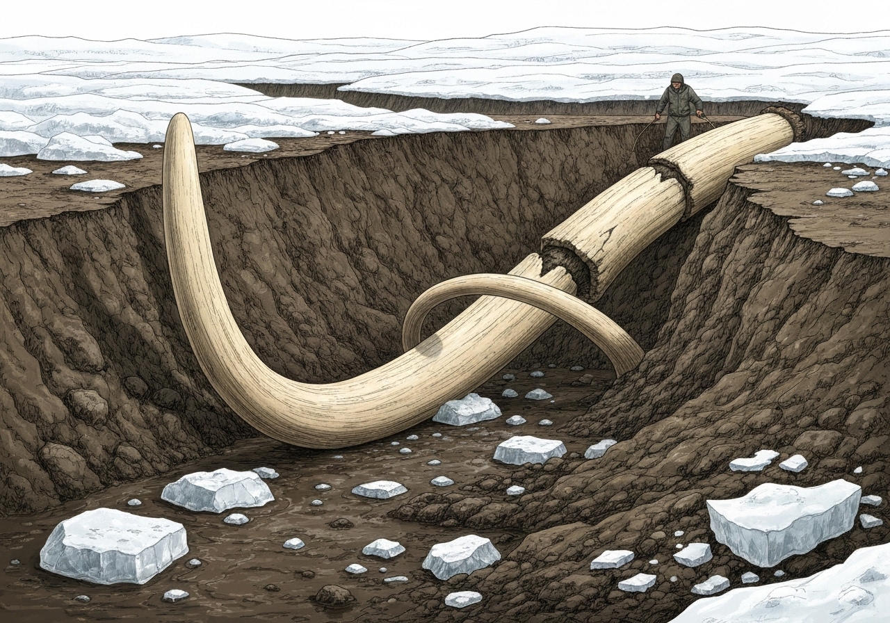 Økende handel med mammutelfenben truer elefanter og miljø