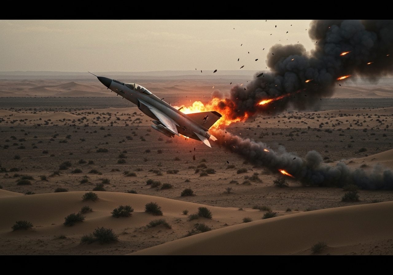 Amerikansk jagerfly skutt ned over Iran