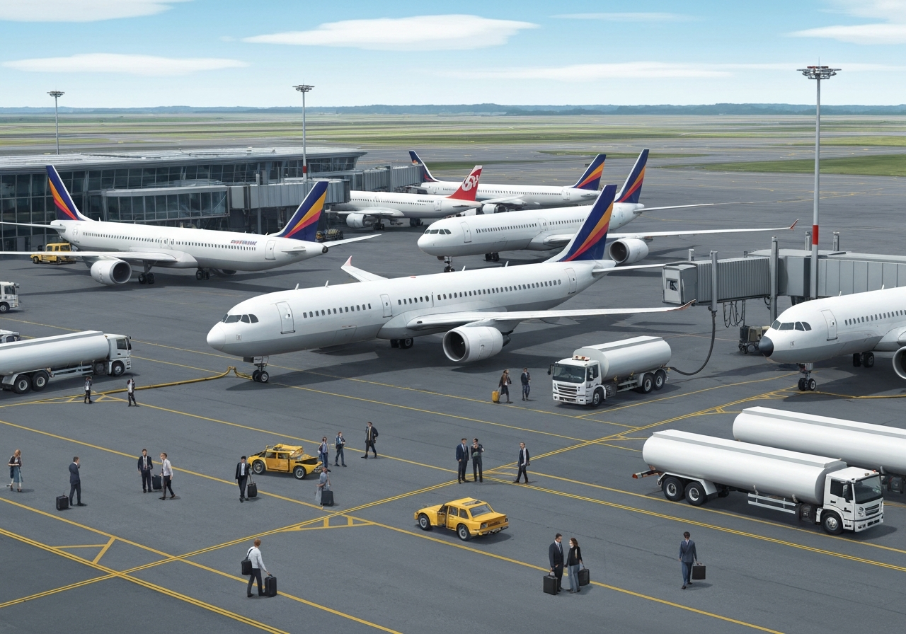 Europeiske flyplasser advarer om drivstoffmangel – sommertrafikken i fare