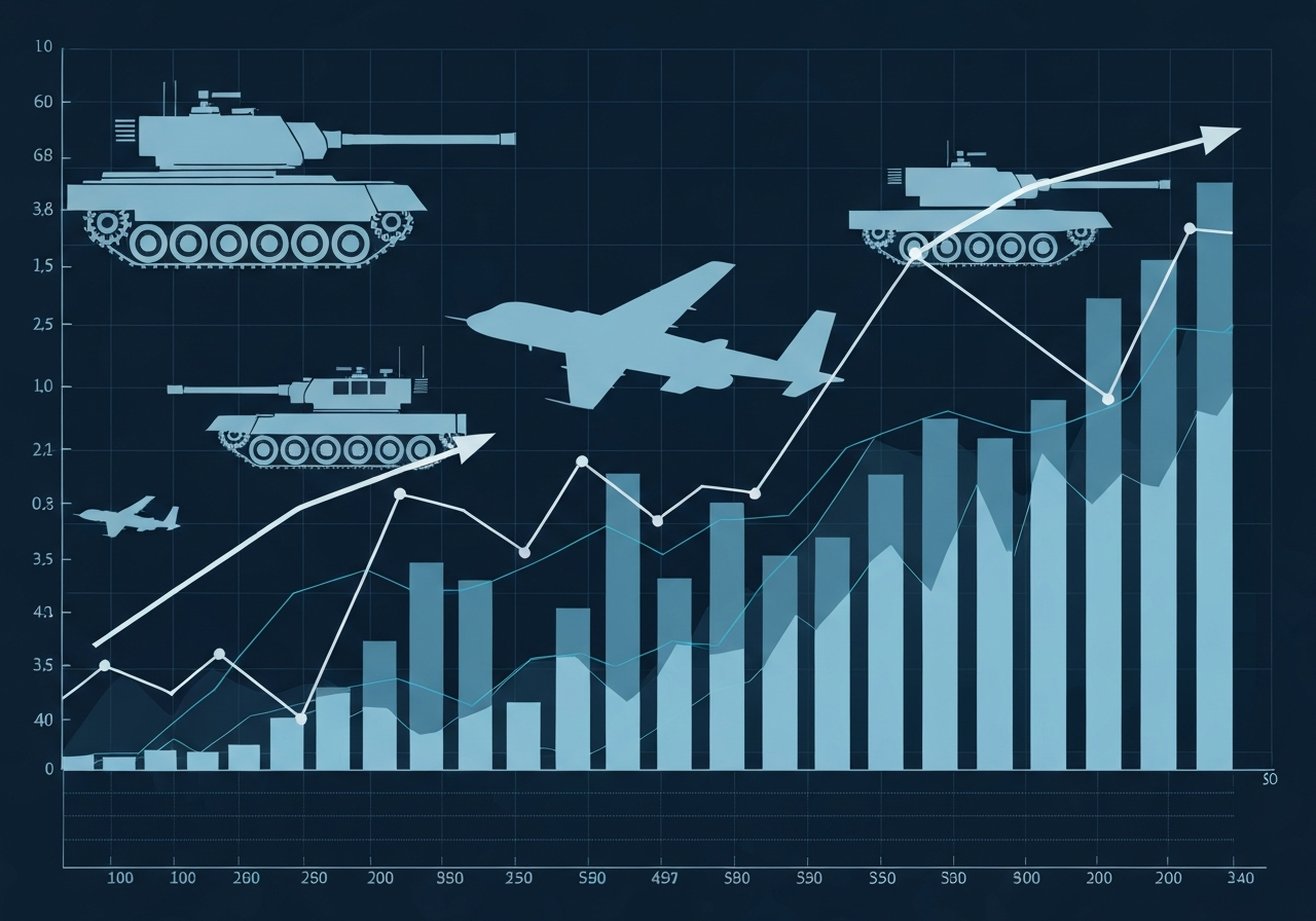 Forsvarsaksjer faller kraftig etter meldinger om fredsplan