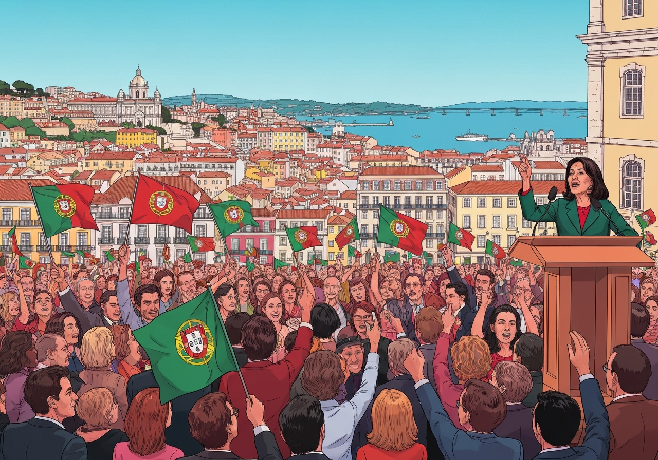 António José Seguro valgt til president i Portugal med overveldende flertall