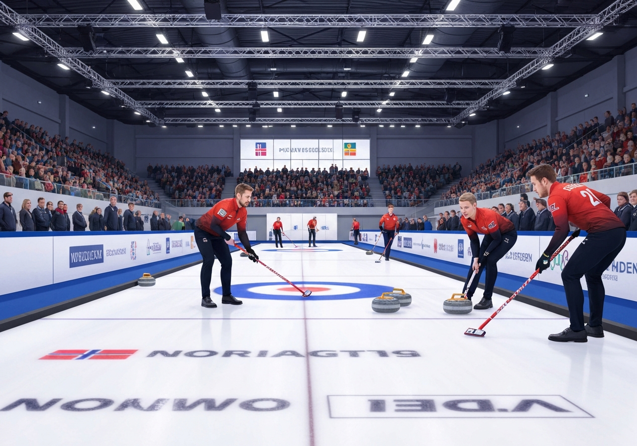 Norge og Sverige deler topplassering på dag tre av curling-EM