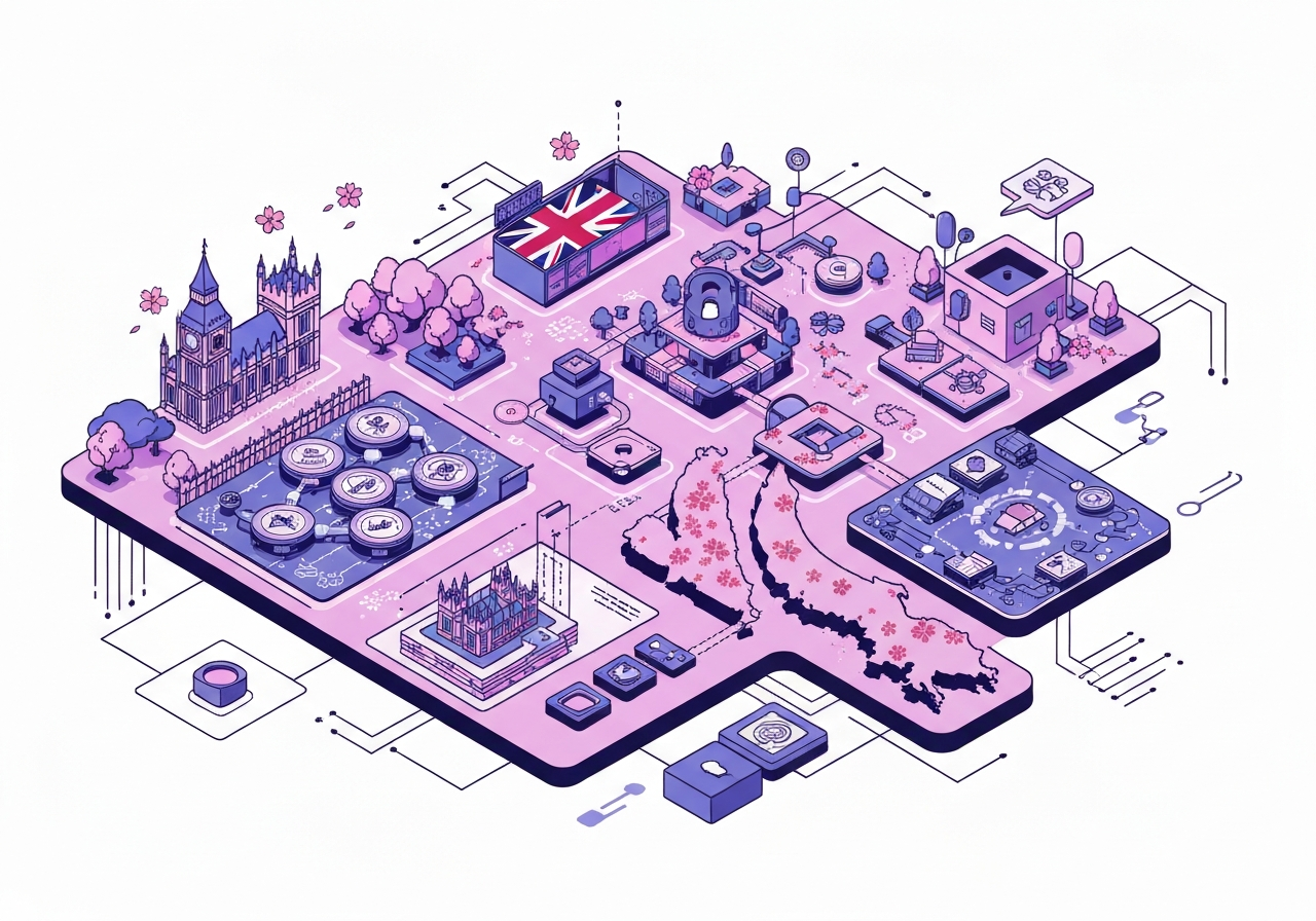 Storbritannia og Japan inngår samarbeid om forsyningskjeder og cybersikkerhet