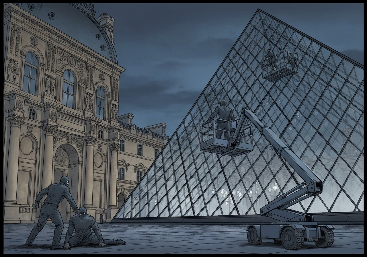 Louvre-kuppet: Lokale tyver bak spektakulært ran