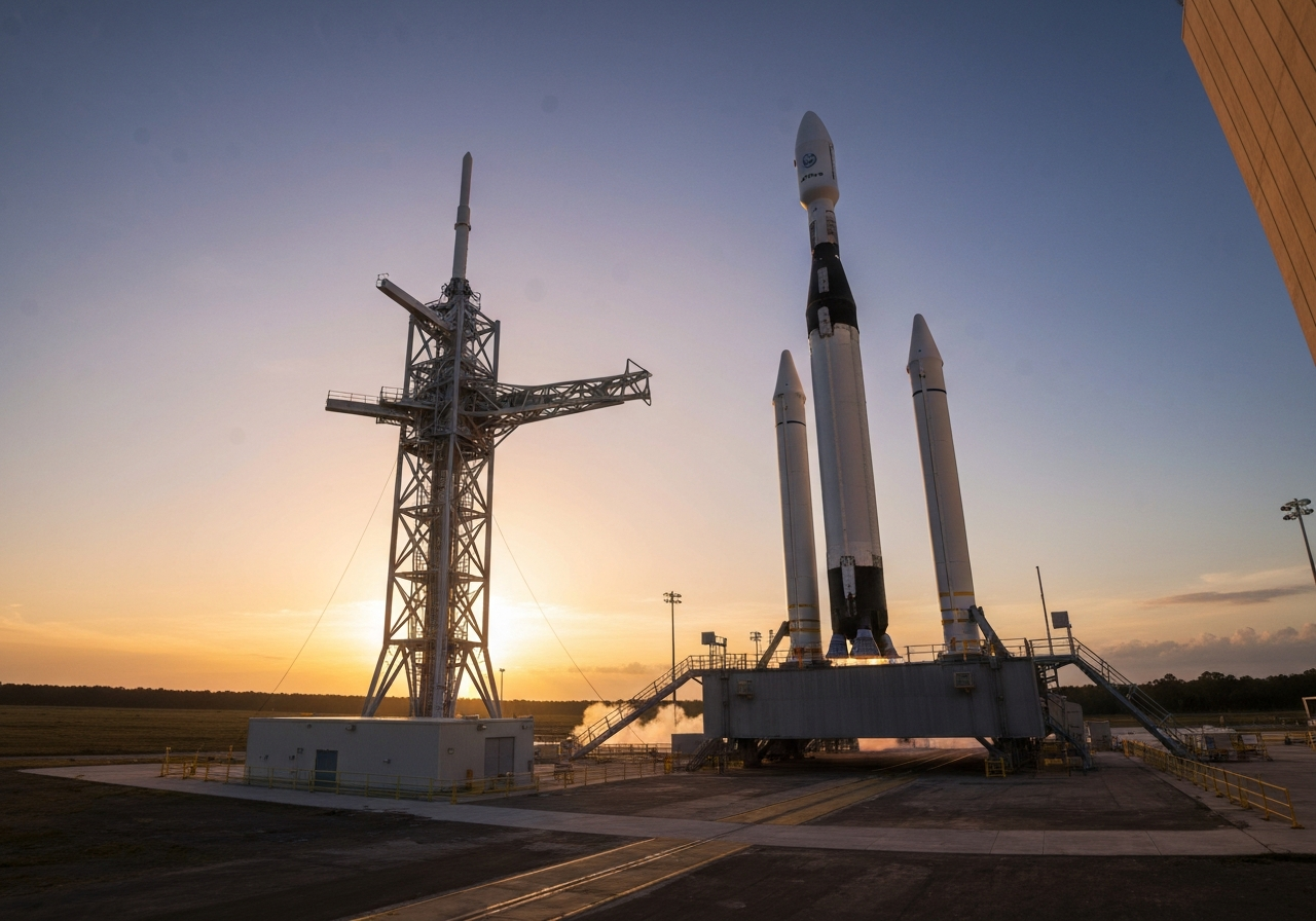 SpaceX forbereder Falcon Heavy-oppskyting av ViaSat-3 F3-satellitt