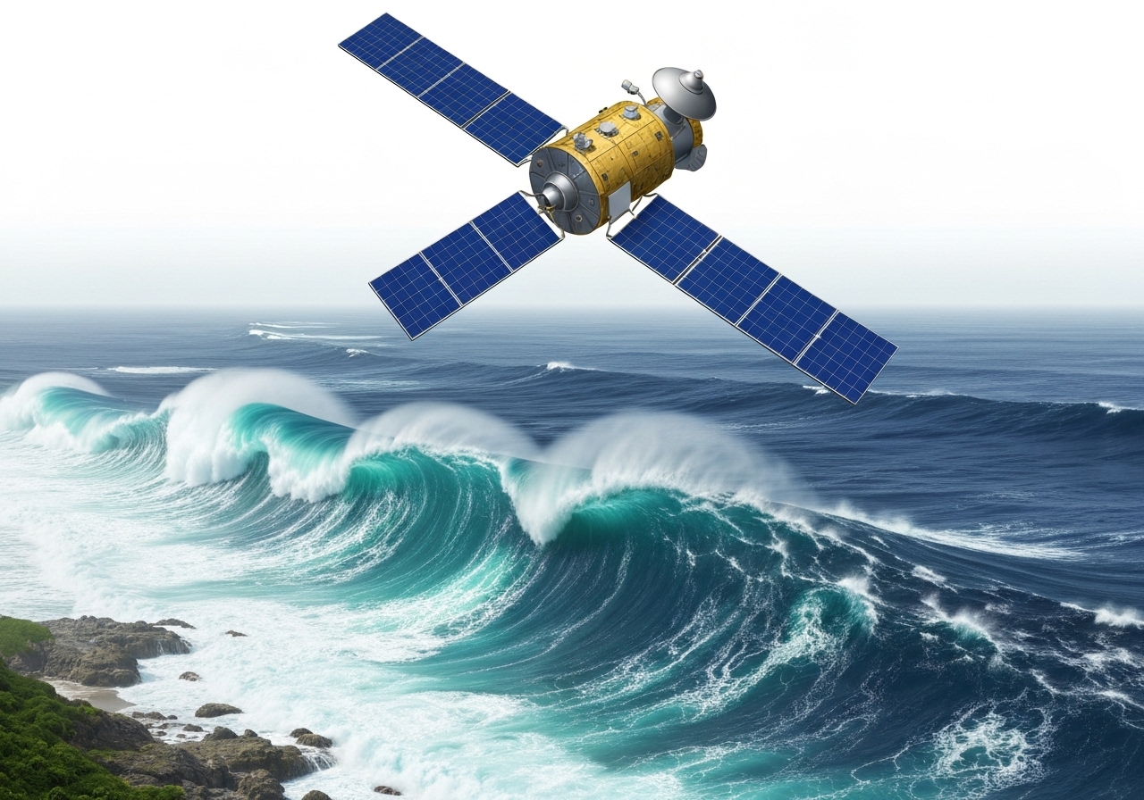 Satellittbilder avslører detaljerte tsunamimønstre etter Kamtsjatka-jordskjelvet