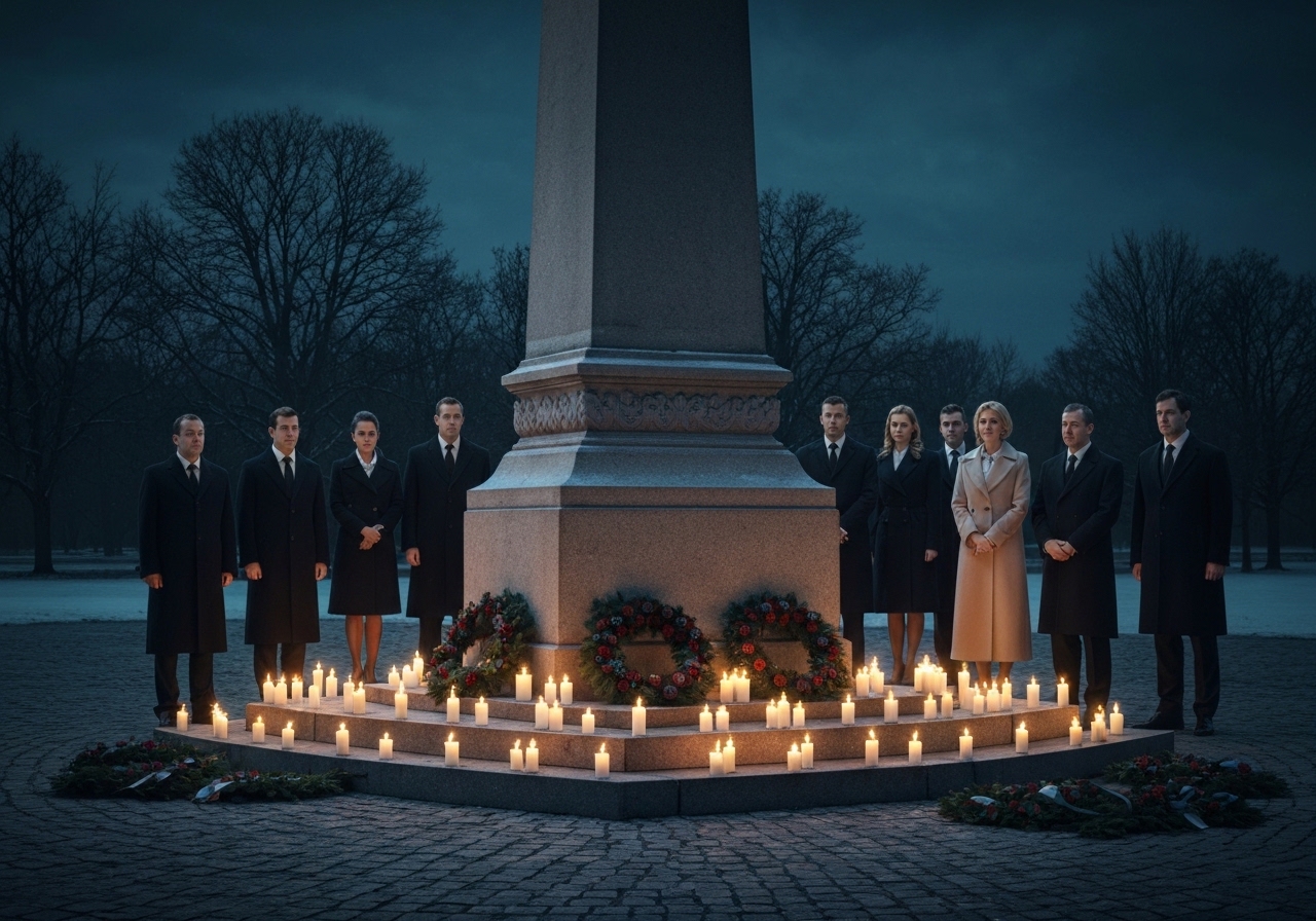 Kronprinsparet deltok på markering av Holocaustdagen