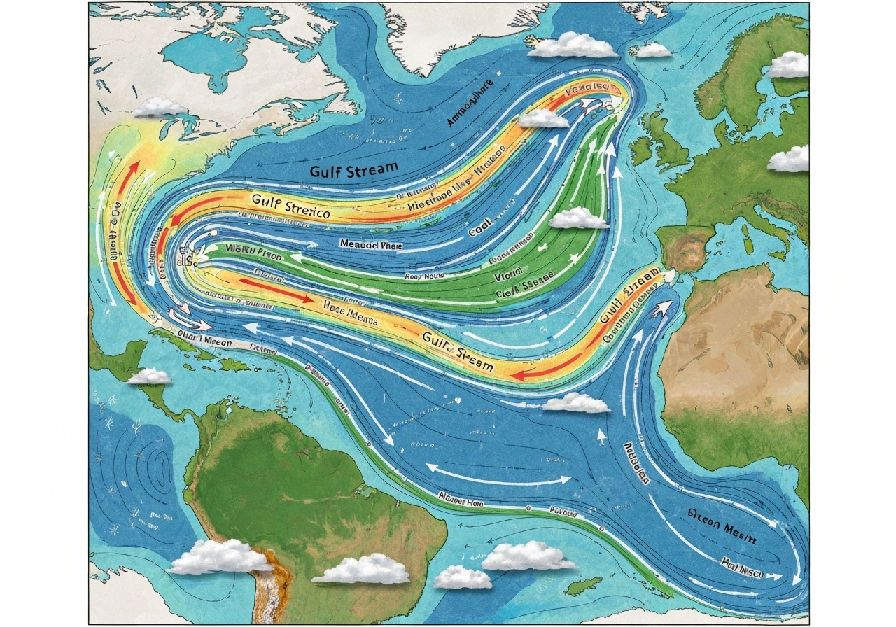Golfstrømmen svekkes, men kollaps er usannsynlig