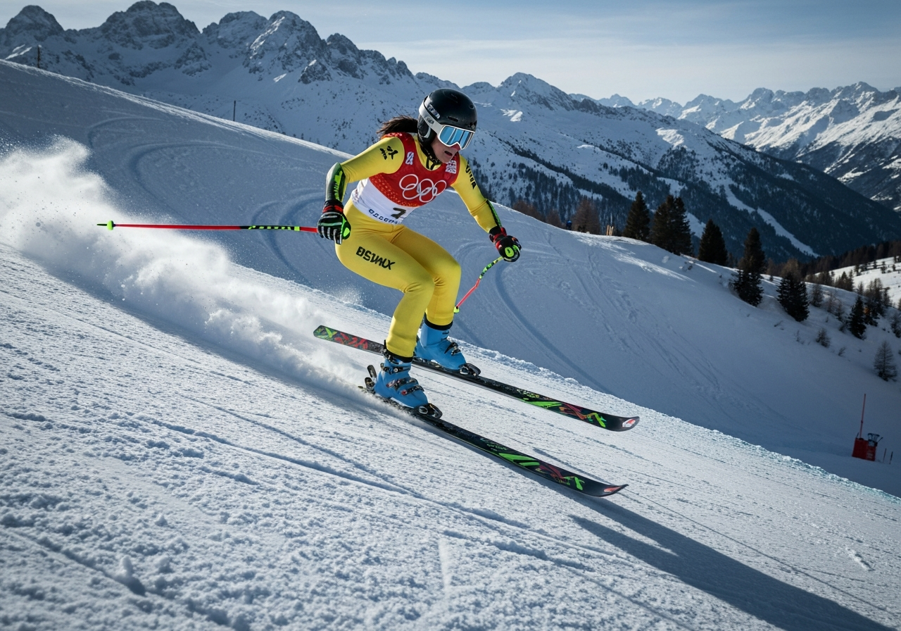 Breezy Johnson vinner OL-gull i utfor; Lindsey Vonn skadet i dramatisk fall