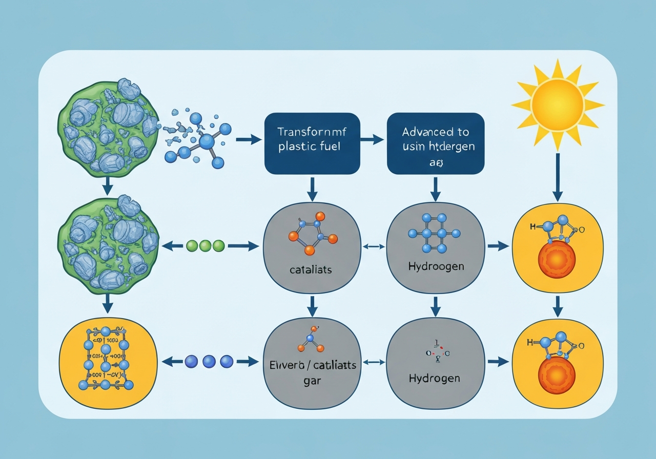 Adelaide-forskere kartlegger vei for å omdanne plast til hydrogenbrensel
