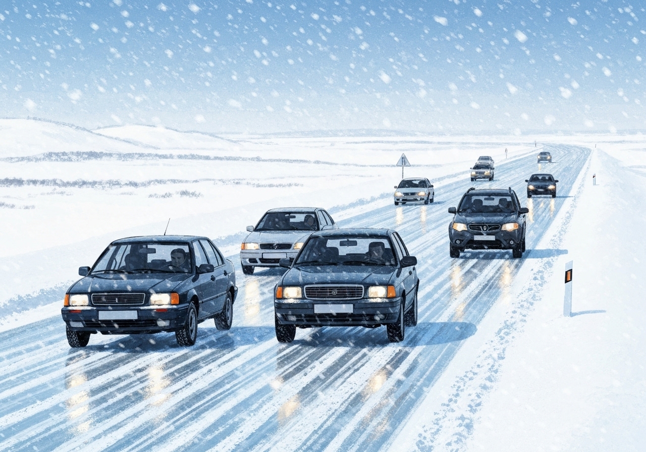 Glatte veier fører til en rekke trafikkulykker over hele landet