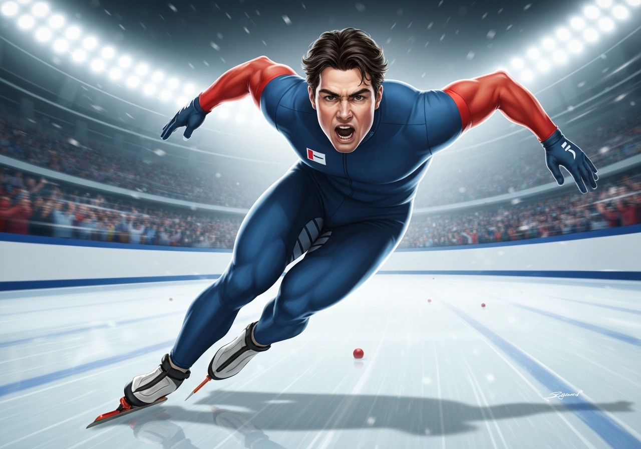 Sander Eitrem setter verdensrekord på 5000 meter