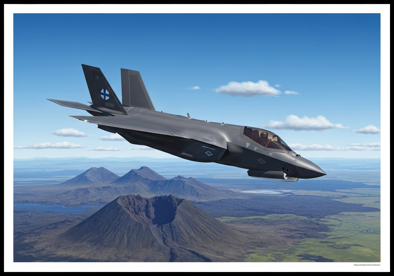 Finsk luftforsvar leder NATOs luftovervåkning på Island for første gang