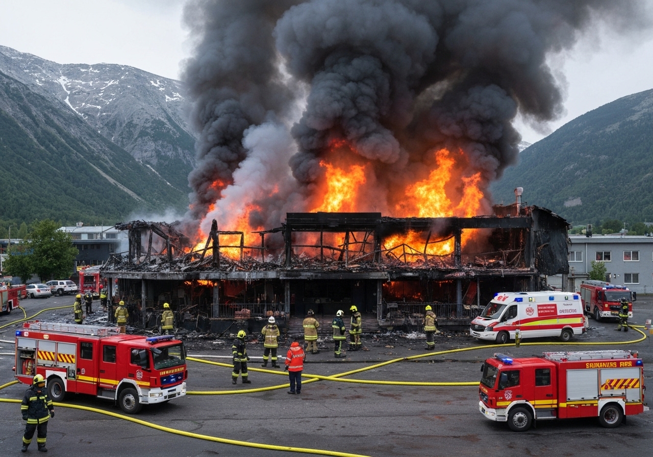 Brann i sveitsisk nattklubb krever over 40 liv
