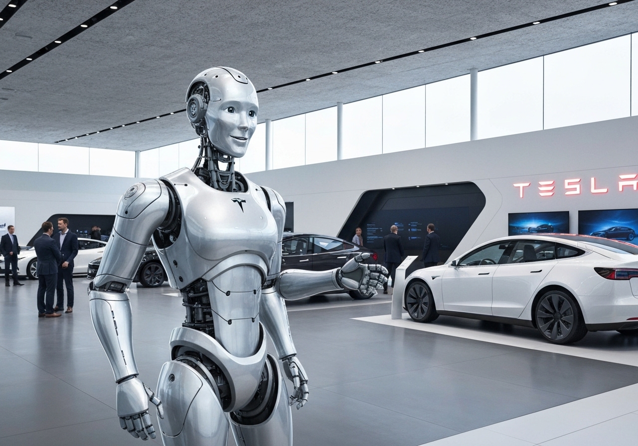 Tesla satser på roboter for å styrke investortillit