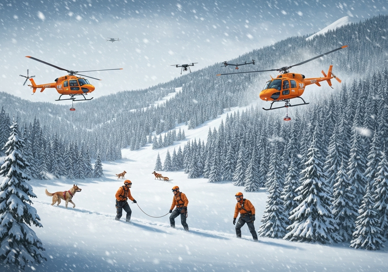 Intens leteaksjon etter savnet kvinne i Telemark