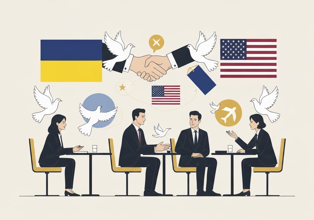 Ukraina og USA enes om nytt fredsrammeverk