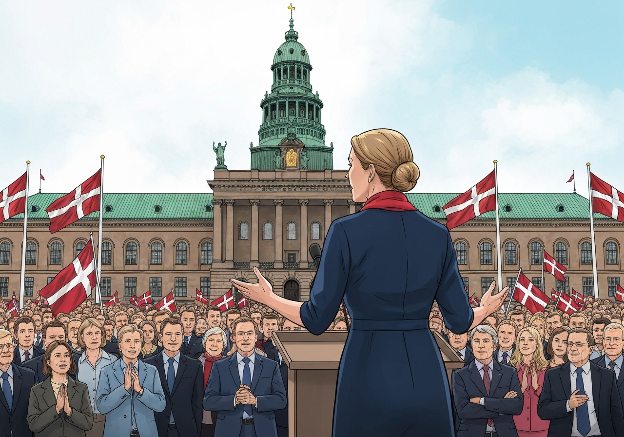 Mette Frederiksen sikrer valgseier tross tap av mandater