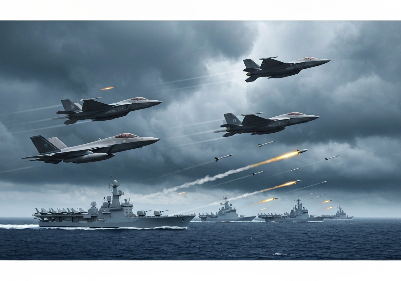 USA og allierte intensiverer angrep mot iranske marinefartøy i Operasjon Epic Fury