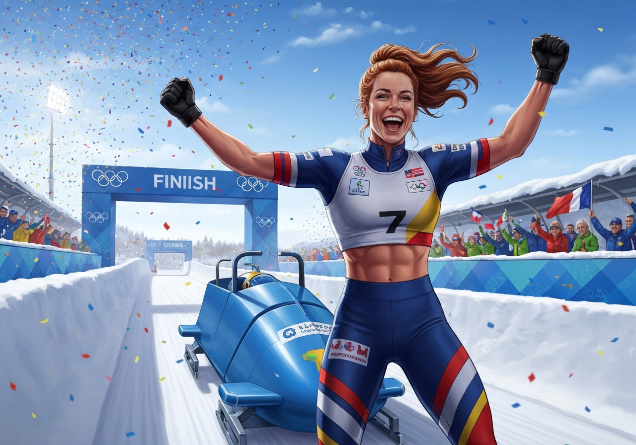 Elana Meyers Taylor vinner sitt første OL-gull i monobob