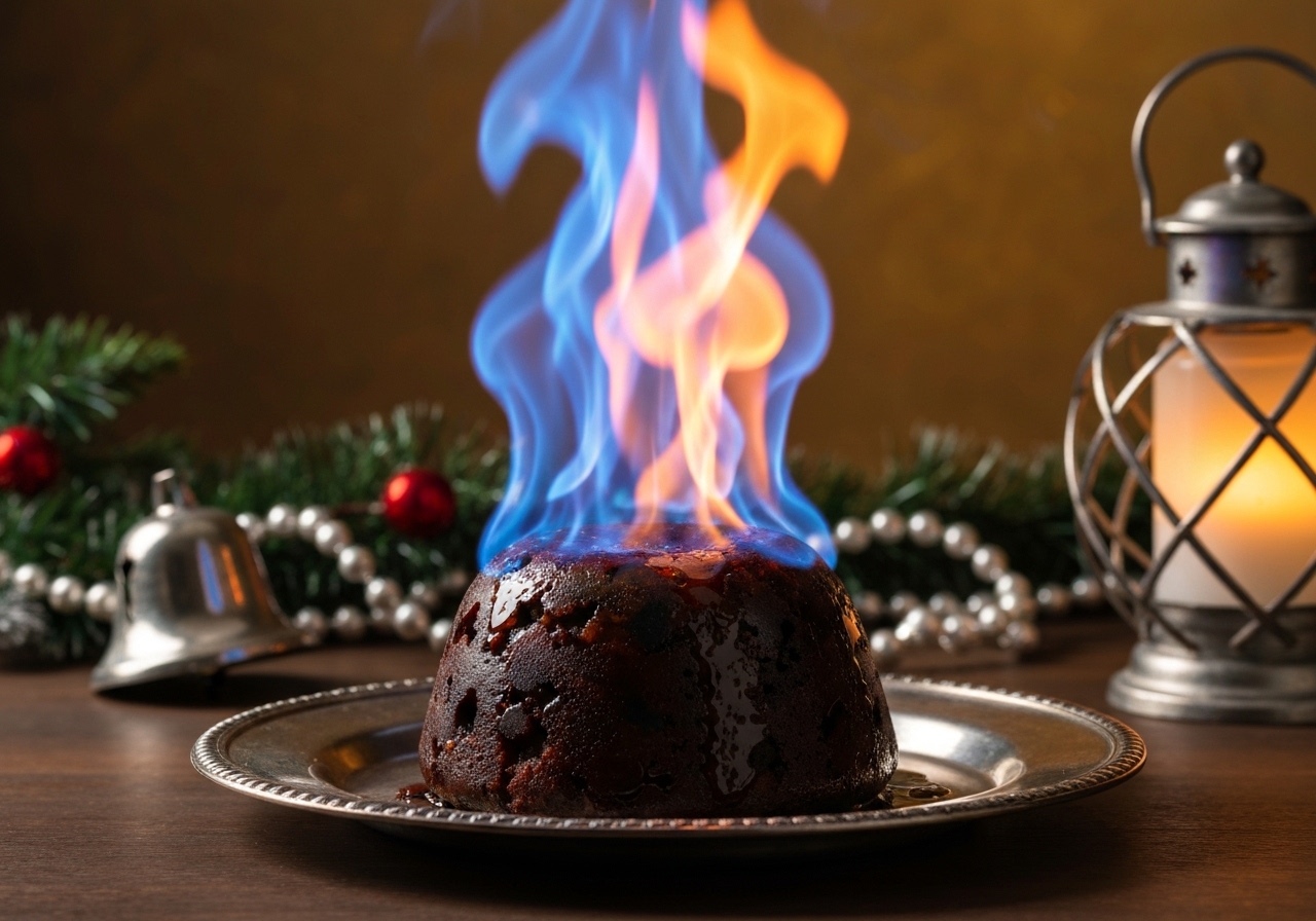 Sikker flambering av julepudding: Kjemi og forholdsregler