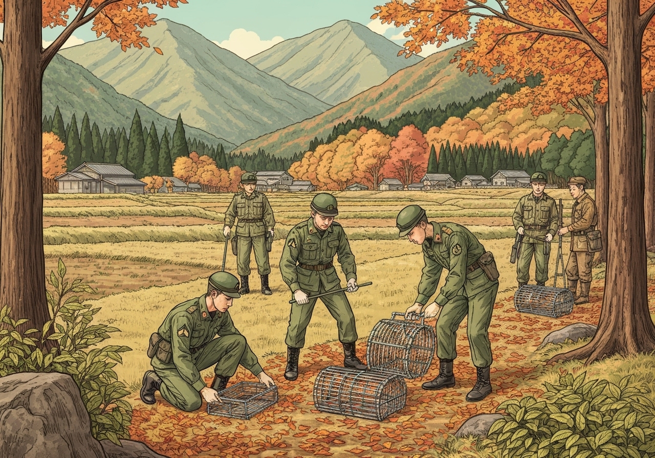 Japan setter inn soldater for å håndtere økning i bjørneangrep