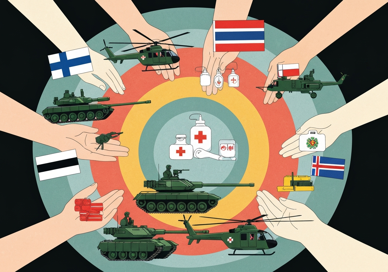 Nordiske og baltiske land lover økt militær støtte til Ukraina