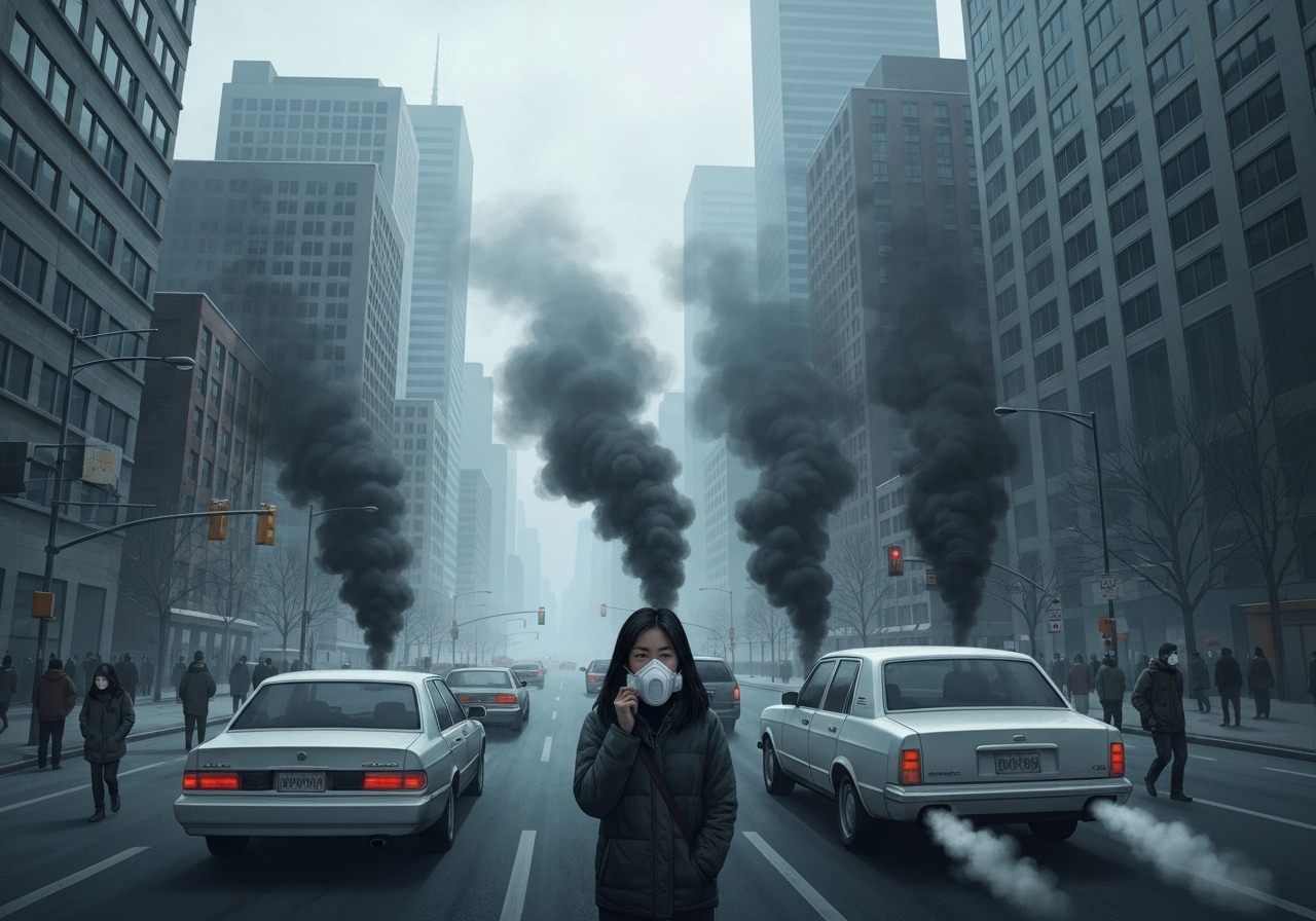 Høy luftforurensning flere steder i landet grunnet kulde