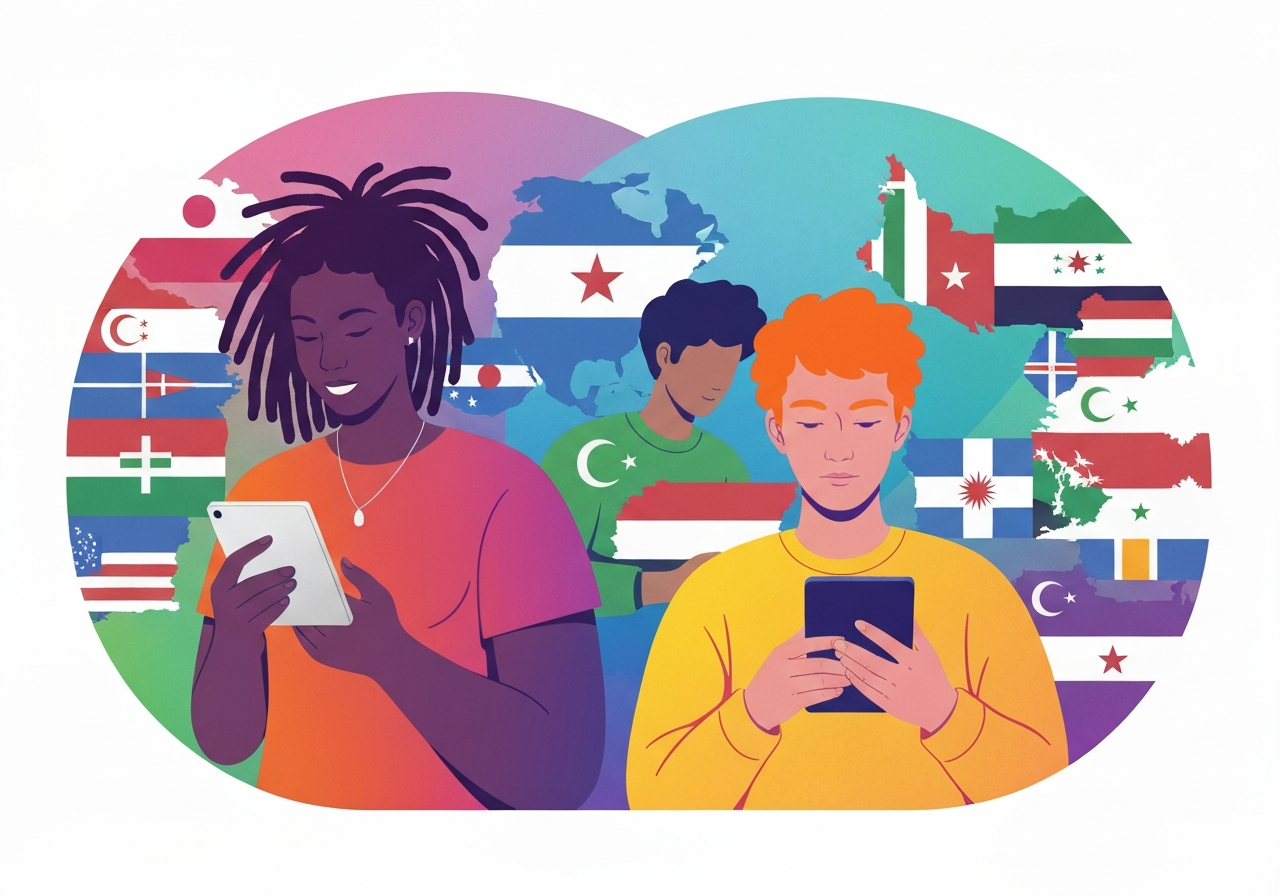 Verdens lykkeligste land og sosiale mediers innvirkning på unges velvære