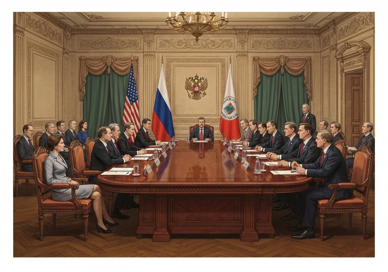 Putin møtte Trump-utsendinger i Moskva for samtaler om Ukraina