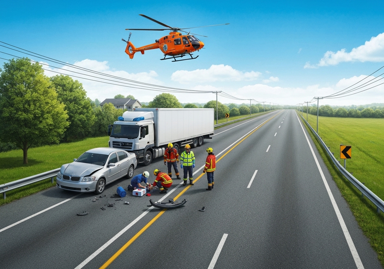 Alvorlig trafikkulykke i Sarpsborg – livreddende førstehjelp pågår