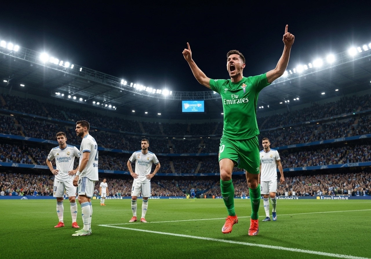 Real Madrid sjokkeres av Celta Vigo med 2-0-tap på hjemmebane