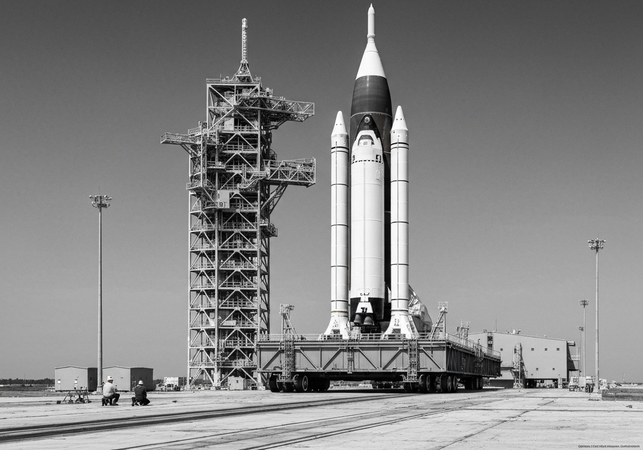 NASA ruller ut Artemis II-raketten til oppskytningsplattformen