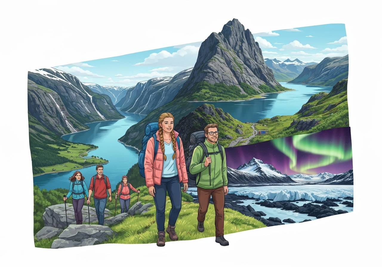 Økende turiststrøm til Norge, Finland og Island grunnet klimaendringer