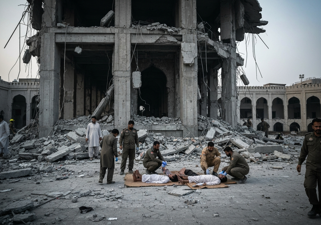 Islamisk Stat tar på seg ansvaret for dødelig angrep mot moské i Islamabad