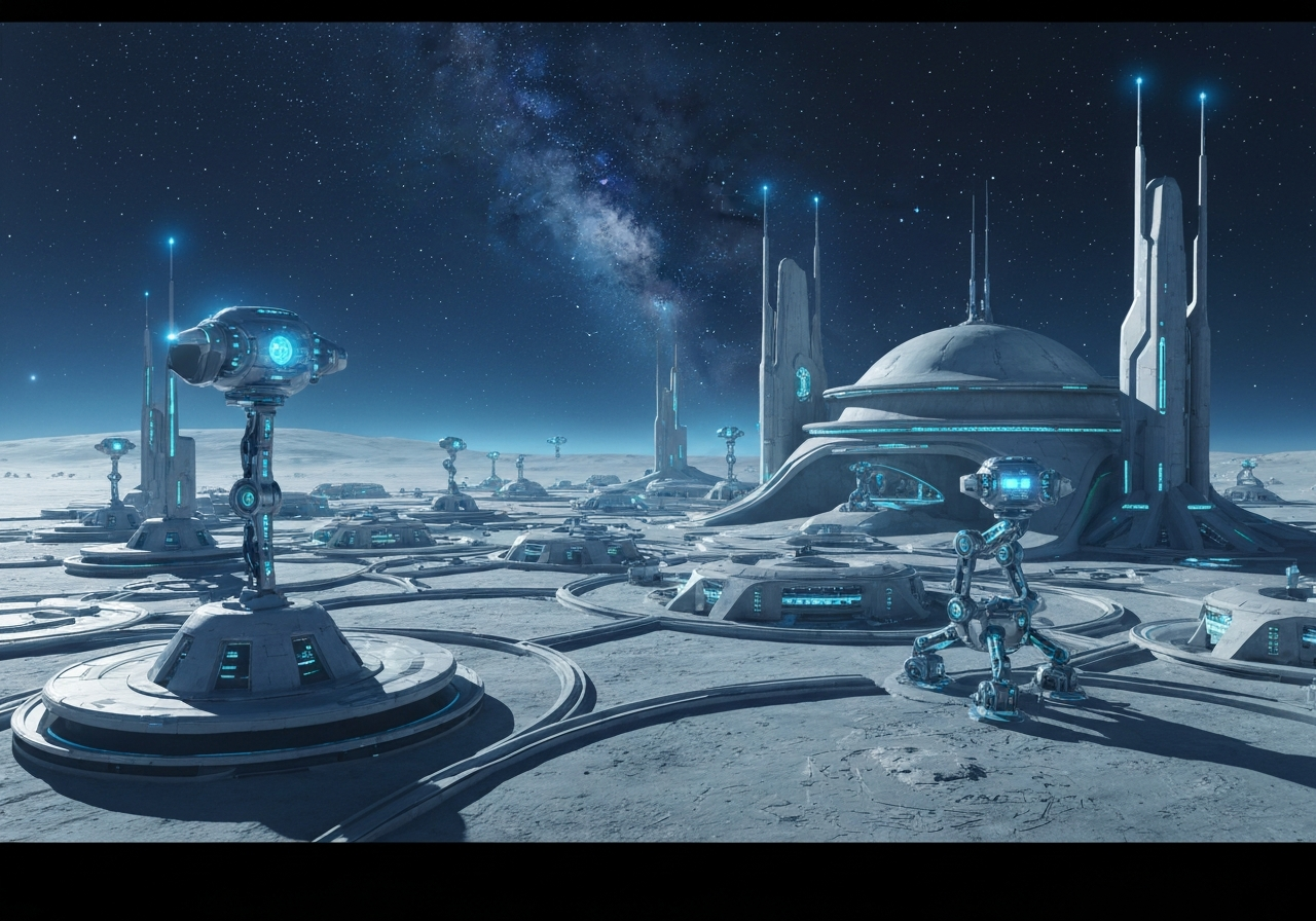 SpaceX prioriterer bygging av selvvoksende by på månen