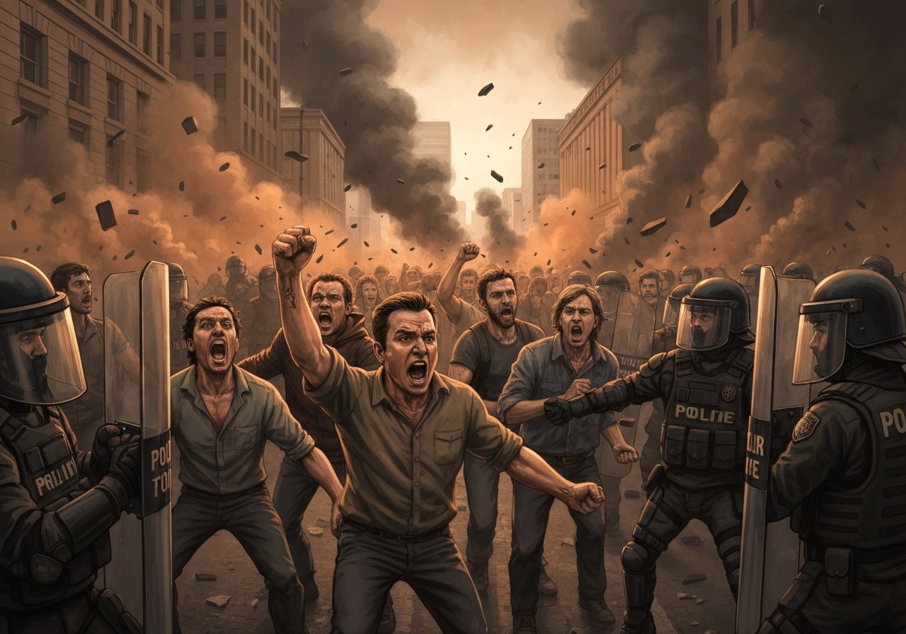 Voldelige sammenstøt under anti-regjeringsprotester i Mexico