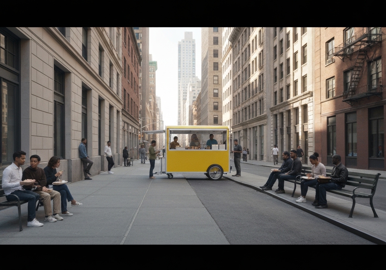 Matvogner i New York bytter ut bensinaggregater med elsykkelbatterier