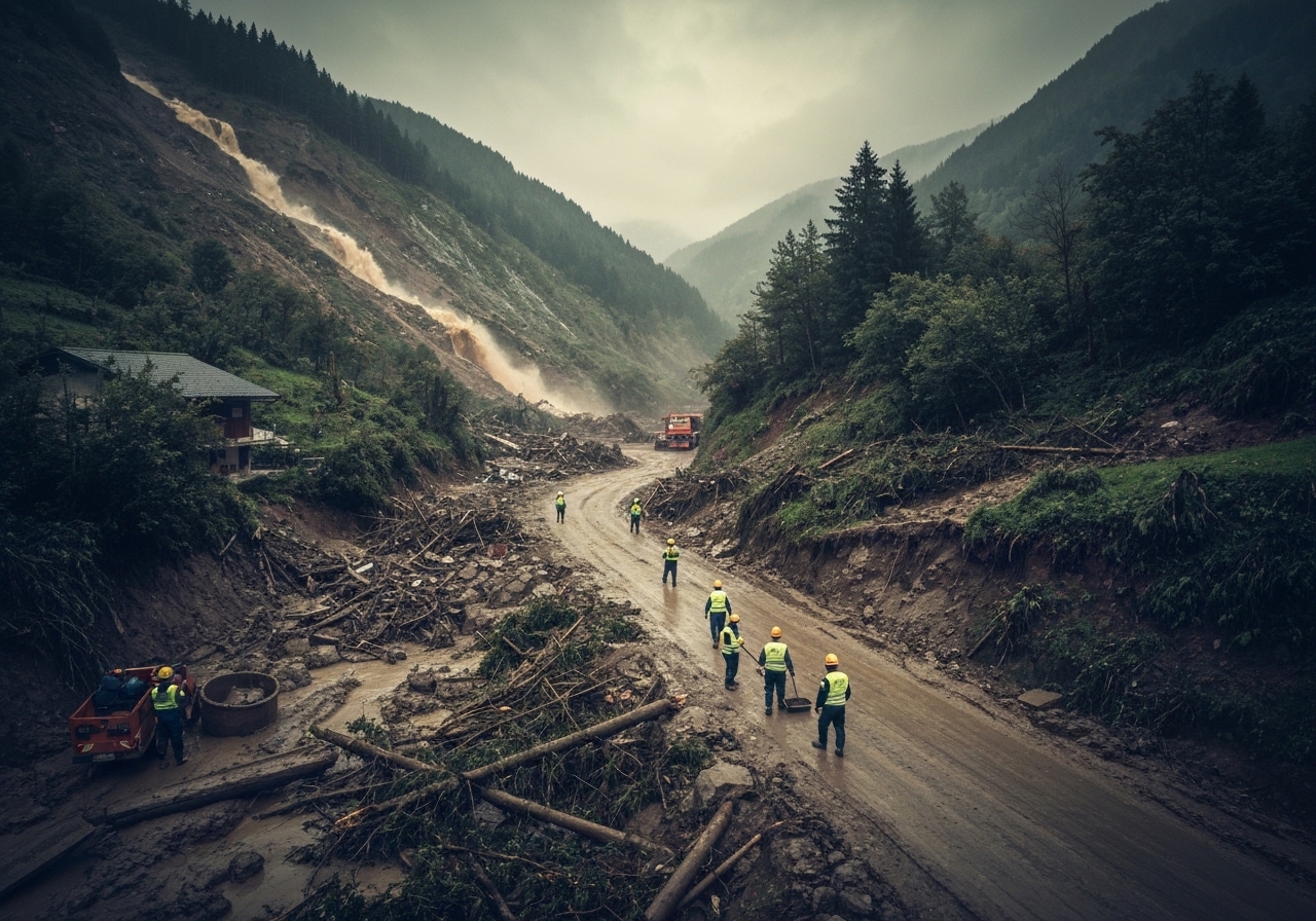 Redningsarbeid avsluttet etter jordskred i New Zealand