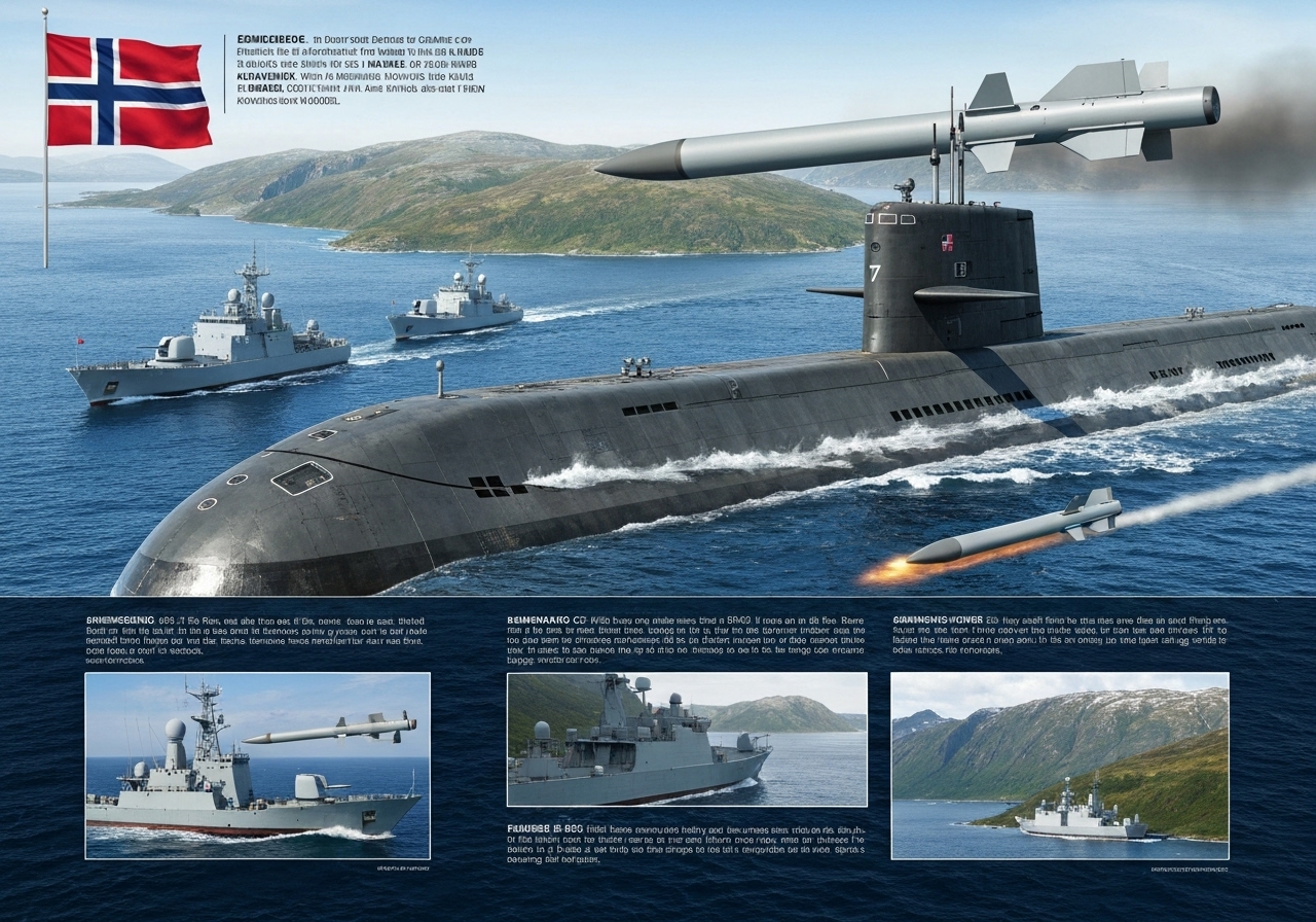 Norge styrker forsvaret med nye ubåter og langdistansemissiler