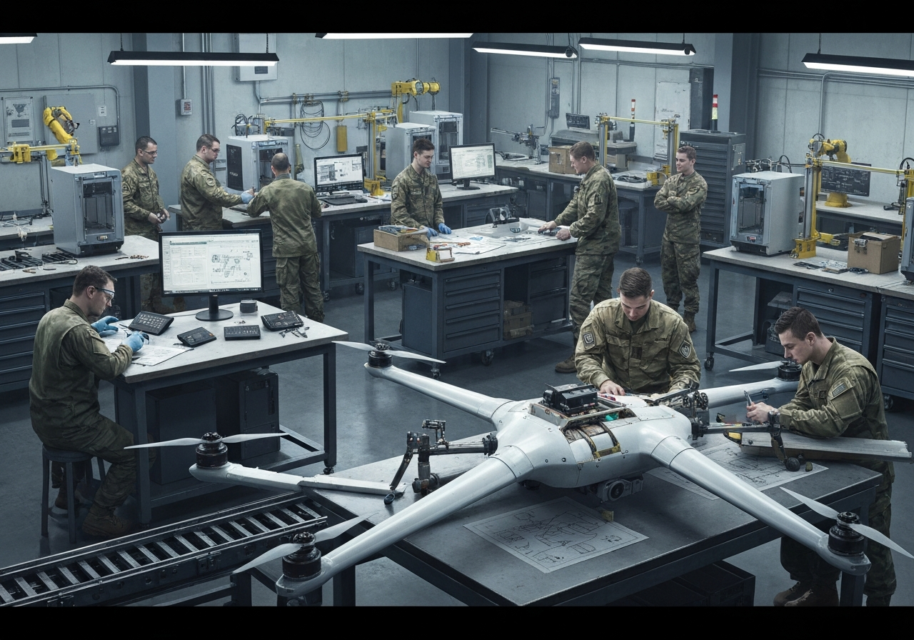 Tyske soldater utvikler egne droner for militære operasjoner